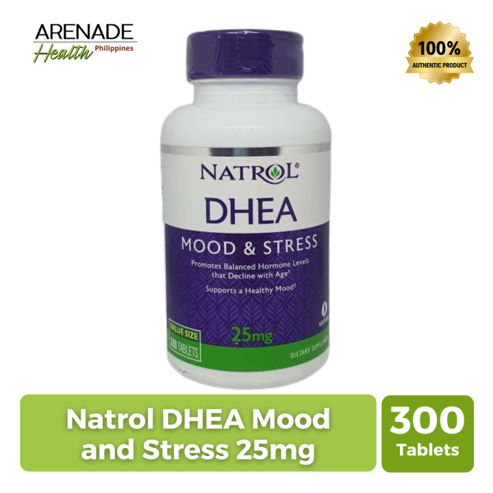 Natrol DHEA Mood and Stress 25mg (300 Tablets) Lazada PH