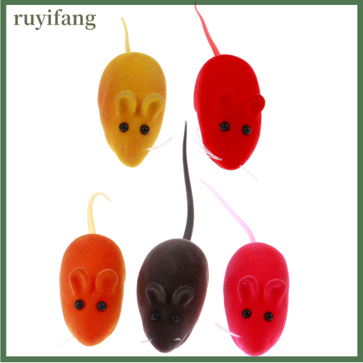 ruyifang-1pcs-little-mouse-ของเล่นแมวเสียงสมจริงสัตว์เลี้ยงของเล่นหนูสำหรับแมวของเล่นเมาส์