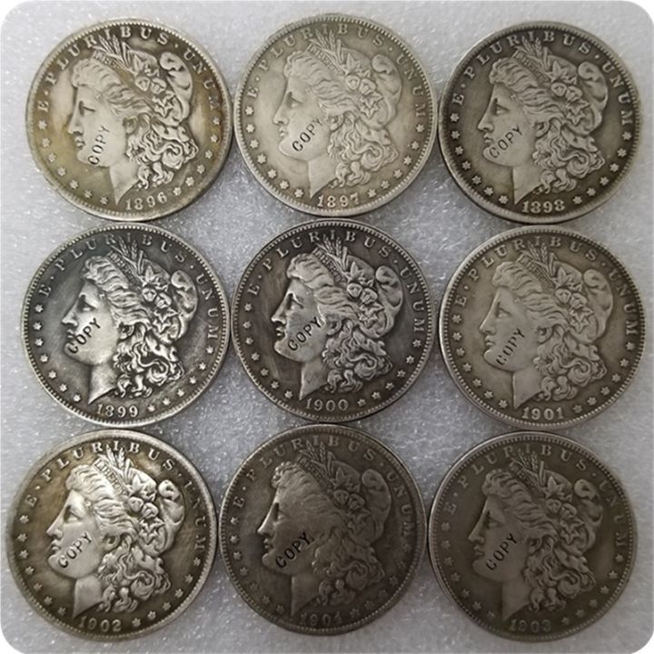 เงินโบราณ-usa-1878-1904-p-morgan-dollar-หยอดเหรียญเหรียญที่ระลึก-แบบจำลองเหรียญเหรียญสะสมเหรียญ-kdddd