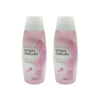 AVON Simply delicate Cherry Blossom feminine Wash น้ำยาอนามัย เอวอน ซิมพลี ดิลิเคท เฟมินิน วอช กลิ่น เชอร์รี่ บอสซั่ม 400 มล. 2 ชิ้น