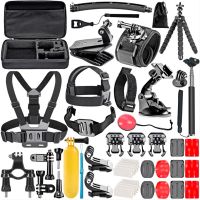 Professional Action Camera Accessories Kits for GoPro Hero 10 9 8 7 6 5 4 Chest Straps Tripod Accessories for EKEN Sjcam Soocoo