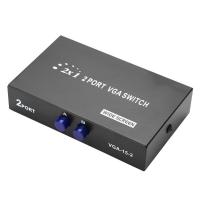 【The-Best】 Gadget Lab Bd 2 In Out VGA Switcher Splitter การซิงโครไนซ์ข้อมูล VGA Switch VGA Splitter สำหรับแล็ปท็อป