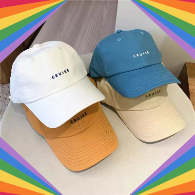 หมวกแฟชั่น หมวกแก๊ปเบสบอล (มี 5 สี) หมวกเบสบอล หมวกกันแดด สีสวย เข้ากับทุกโอกาส