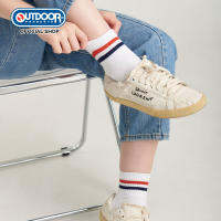 OUTDOOR PRODUCT SHORT STRIPED SOCK ถุงเท้า 100% cotton ข้อเท้า ถุงเท้าแฟชั้น ถุงเท้ากีฬา ODUSO2300