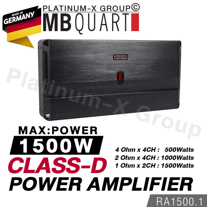 mb-quart-ra1500-1-power-amplifier-class-d-max1500w-เพาเวอร์-แอมป์พาวเวอร์-แอม-แบรนด์เยอรมันแท้-เครื่องเสียงรถ-เครื่องเสียงรถยนต์