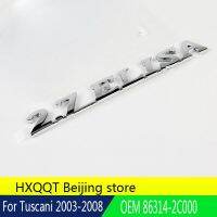 กระเป๋าสัญลักษณ์ด้านหลังโลโก้2.7สำหรับ Hyundai Tuscani โลโก้2003-2008 86314-2c000 863142c000 Oem