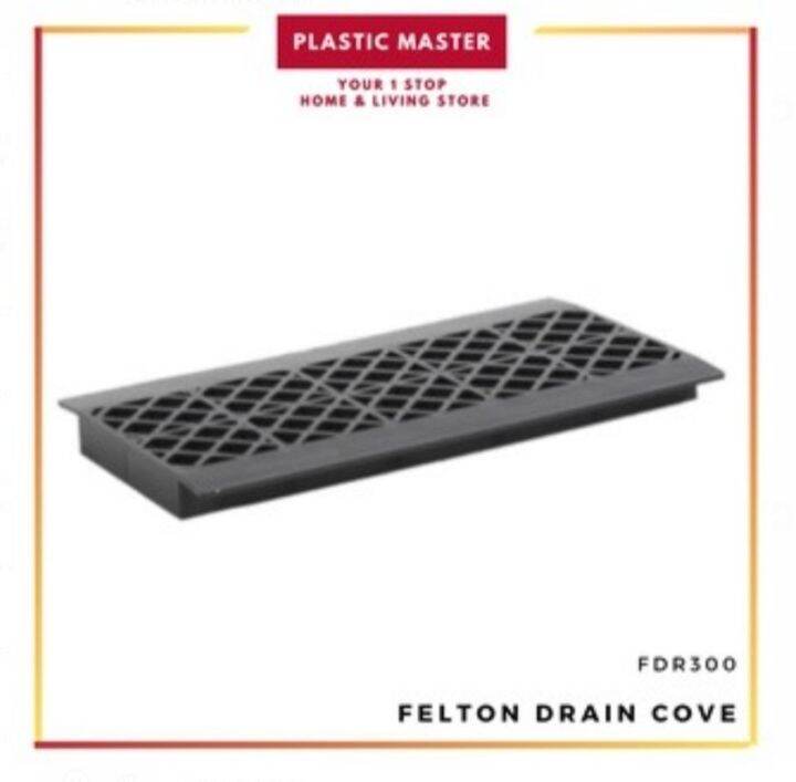 Felton Drain Cover Plastic Drain Cover Black Longkang Cover Heavy Duty