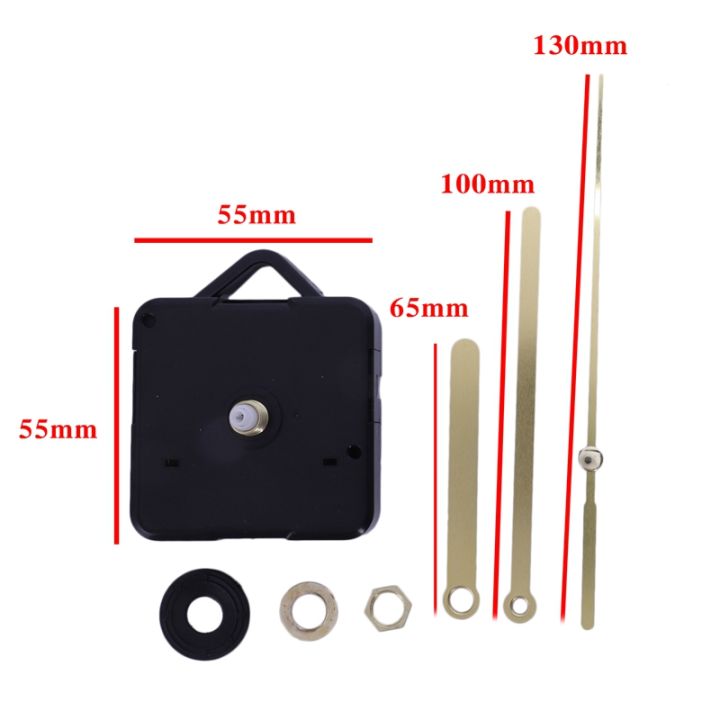 1-pack-replacement-wall-clock-repair-parts-pendulum-movement-mechanism-quartz-clock-motor-with-hands-amp-fittings-kit