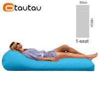 OTAUTAU กลางแจ้ง Chaise Lounge Pouf ไม่มี Filler Whaterproof ว่ายน้ำสระว่ายน้ำลอย Beach Garden Camp Beanbag พัฟโซฟา SF059