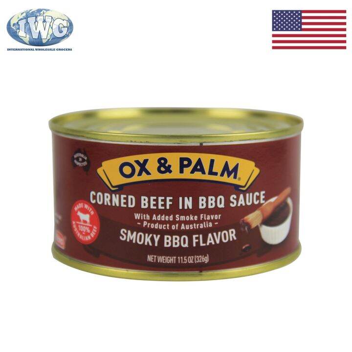 IWG OX & PALM Corned Beef Smokey BBQ Flavor 326g Lazada PH