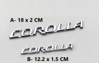 โลโก้ตัวอักษร โคโรล่า อัลติส ฟ้อนปี 2006 toyota COROLLA altis logo emblem 3D for rear