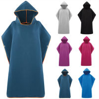 Microfiber Hooded Towel Men Women For Swim Beach Travel Quick Dry Changing Robe Cape Bath Towel Bathrobe Surf Poncho Sauna Playa