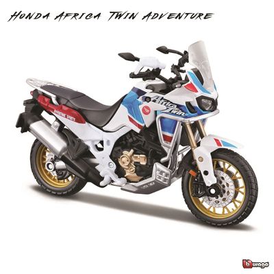 Bburago 1:18 simulation alloy motorcycle Honda Africa Twin Adventure authorized model toy car gift collection