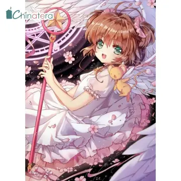 Card Captor Sakura Anime Game Fabric Wall Scroll Poster (21 x 16) Inches