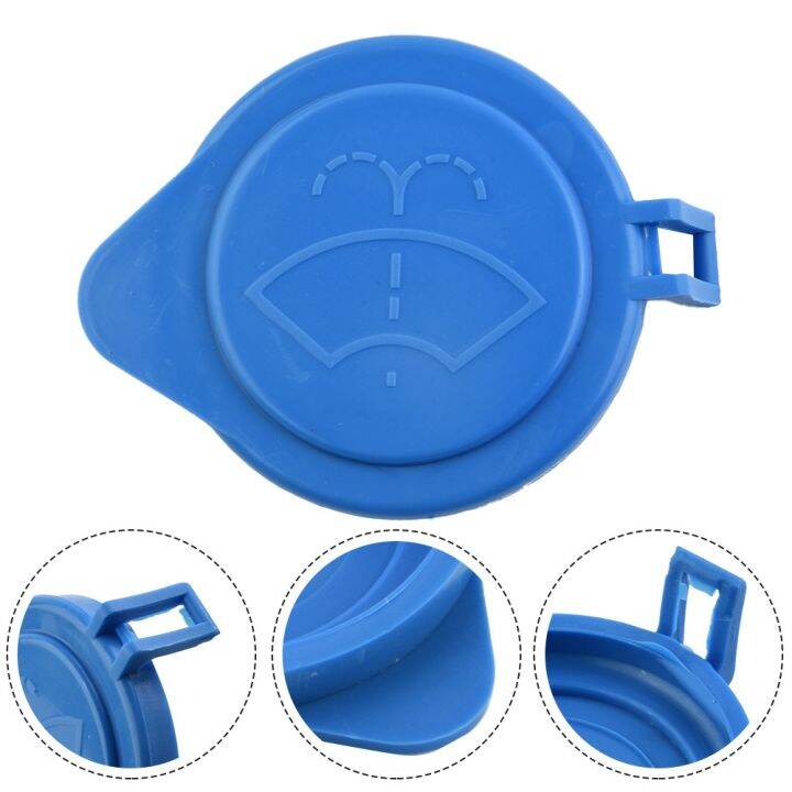 【Auto Fashionstyle】 Car Windshield Washer Fluid Reservoir Cap Blue ABS