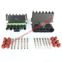 10 Set 6 Pin 12010975 12015799  Female Male Weather Pack Electrical Wire 2.5 Connector Plug Sealed Wiring Automobile Connectors Electrical Connectors