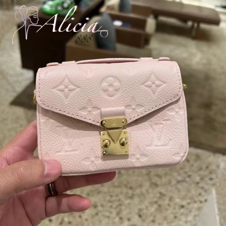 Louis Vuitton Pochette Micro Metis M81389 Pink Women Shoulder Bag