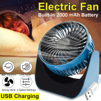 Mini Fan รูปแบบใหม่ปี 2021 พัดลมไฟฟ้าตั้งโต๊ะลมเงียบขนาดใหญ่ แบบพกพา แฟนคลิป พัดลมมินิ สายชาร์จอินเตอร์เฟซ USB Charge 1800 MAhแบต พัดลม