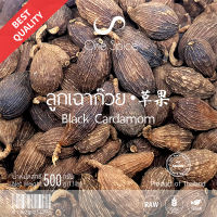 OneSpice ลูกเฉาก๊วย 500 กรัม (ครึ่งกิโล) | สมุนไพร เฉาก๋วยยิ้ง กระวานดำ เฉ่ากั่ว ชะโก พะโล้ | 草果 / Whole Black Cardamom Pod / Moti Elaichi / Cao Guo / Tsaoko Amomum Fruit | LCK One Spice