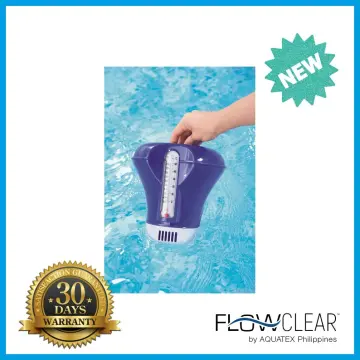 bestway 58697 floating pool thermometer water