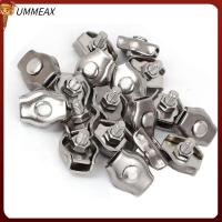 UMMEAX เหล็กไร้สนิม คลิปสายเคเบิล M2 แคลมป์รัดสายไฟเดี่ยว สลักเกลียวเดี่ยว แคลมป์คาลิปเปอร์ เชือกสายเคเบิล