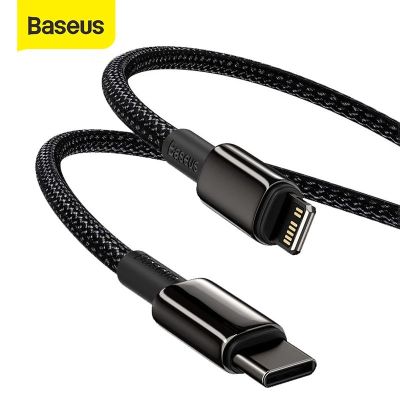 ♙❉☁ Baseus สายชาร์จ Pd USB C 20 วัตต์ 18 วัตต์ สำหรับ i13 i11 i8 Xr