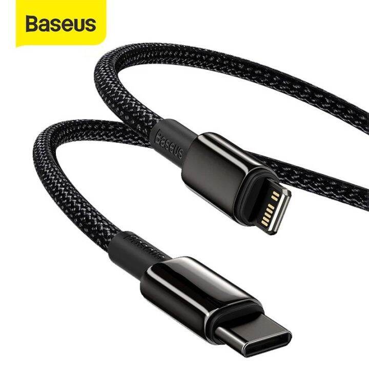 baseus-สายชาร์จ-pd-usb-c-20-วัตต์-18-วัตต์-สำหรับ-i13-i11-i8-xr