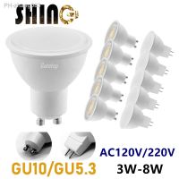 1-10PCS Led Spotlight GU10 GU5.3 MR16 3W-8W Lighting Bulb AC120V AC220V Indoor Lighting 3000k/6000k Home Decoration Bombillas