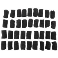 36 Packs High Density Pool Cleaner Black Hose Scrubber for Polaris Vac-Sweep 180, 280, 360, 380, 480, 3900 Sport Models