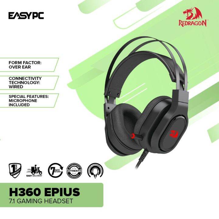 EasyPC Redragon H360 EPIUS 7.1 Gaming Headset Gaming Essentials