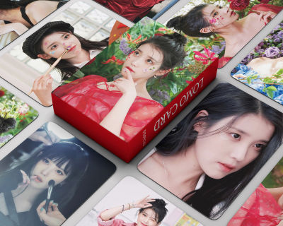 การ์ดโลโม่ โฟโต้การ์ด แบบ 2 ด้าน 54 ใบ/กล่อง ขนาดรูป 8.7×5.7 ซม. อัลบั้ม ไอยู IU 5th Album: LILAC | IU 2023 SEASONS GREETINGS  lomo card kpop