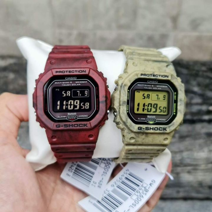 casio-g-shock-gw-b5600sl-4dr-ทัชโซล่า-บลูทูธ-multi6-ของแท้-ประกันศูนย์-cmg