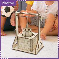 Miatoo โมเดลลูกรอก DIY ดีชุดสร้างเพื่อการศึกษาประกอบเครื่องช่วยในการสอนประกอบง่าย3D การศึกษาลำต้น