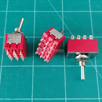 สวิทช์ โยก สลับ Miniature Toggle Switch 12 ขา 12P 2A 250V MTS-402 MTS-403 #MTS 12P (1 ตัว)