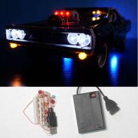 Led Light Kit For lego 42111 Doms Dodge Charger High Tech Car Building Blocks with Battery box (only Lighting inlcuded)