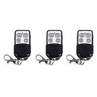 3X 4 Button Electric Garage Door Opener Wireless Remote Control 433MHZ Igniter Wireless Radio Frequency Remote Control