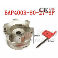 BAP400R-80-27-6F Indexable ตัวตัดผิวหน้า BAP400R-80-27-6F สำหรับ APMT1604PDER