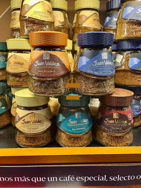 Juan Valdez Classic/Dulce de Leche/Chocolate/Decaffeinated/Vanicanela/Hazelnut Freeze Dried