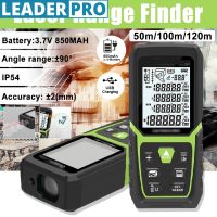 3.7V Portable Laser Distance Meter High Precision Laser Rangefinder Laser Tape Ranges Finder Diastimeter Measurer 50m 100m 150m