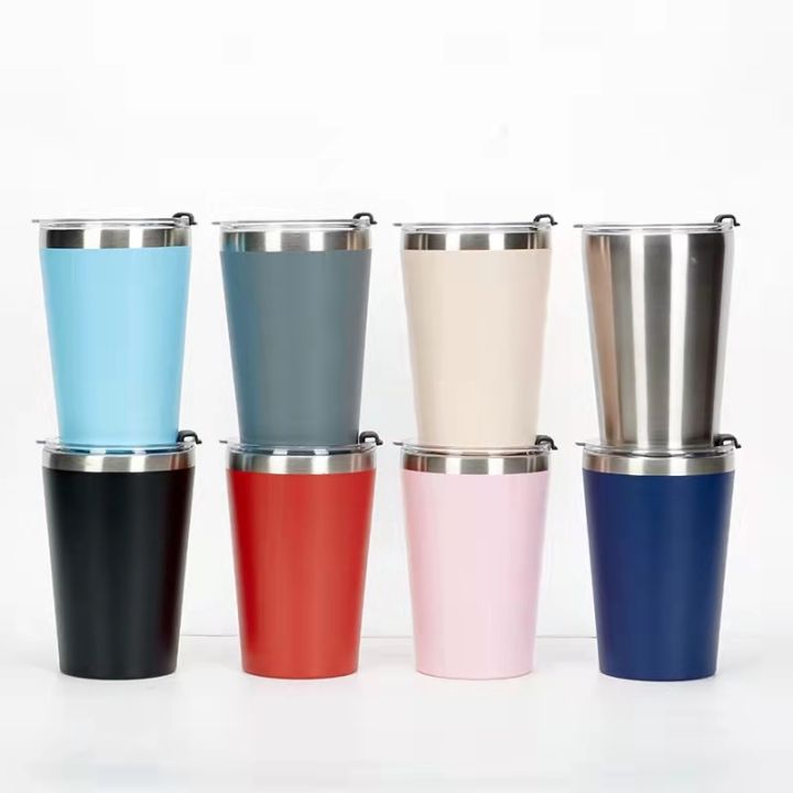 european-and-new-12oz-double-layer-vacuum-car-cup-thermal-insulation-cold-straw-304-stainless-steel-creative-ice