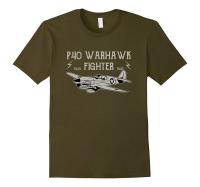 Obral Besar 100% Katun P-40 Warhawk Wwii Aeroplane T Shirt Gaya Musim Panas Kaus Kustom Remaja Dewasa Cetakan Digital Uniseks S-4XL-5XL-6XL