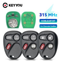 KEYYOU ระยะไกล Keyless E Ntry ที่สำคัญ FCC ID KOBLEAR1XT Fob สำหรับเชฟโรเลตเรือลาดตระเวน2001 2002 2003 2004 Silverado 1500 2500 3500 315เมกะเฮิร์ตซ์