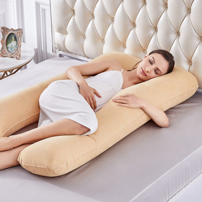 Inflatable Pillow U Shape Sleeping Support Pillow Comfortable Maternity Belt Pregnancy Pillows Side Sleeper Cushion Bedding