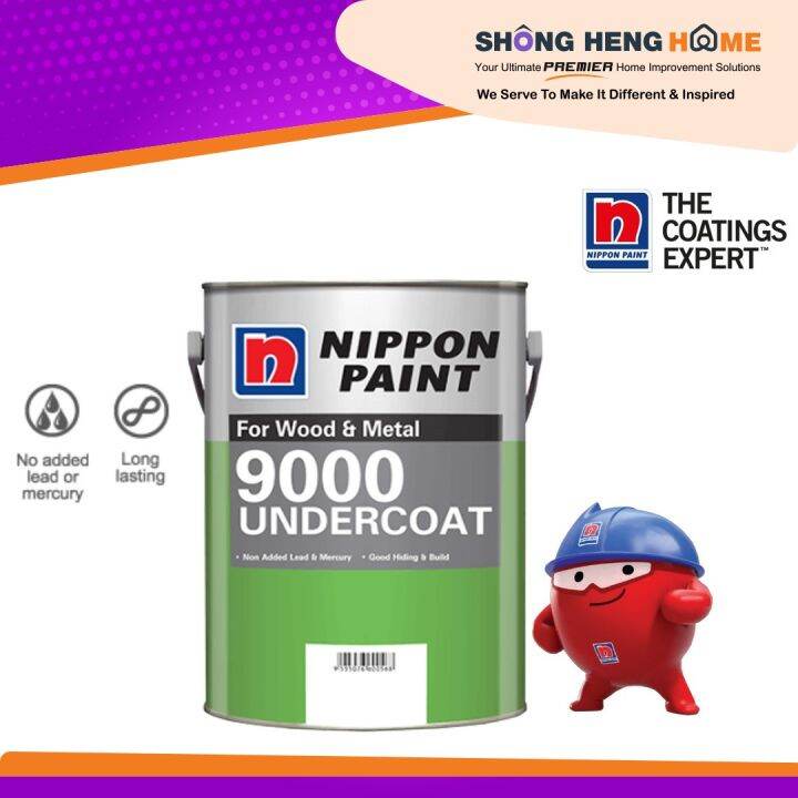 Nippon Paint 9000 Undercoat 1L Lazada