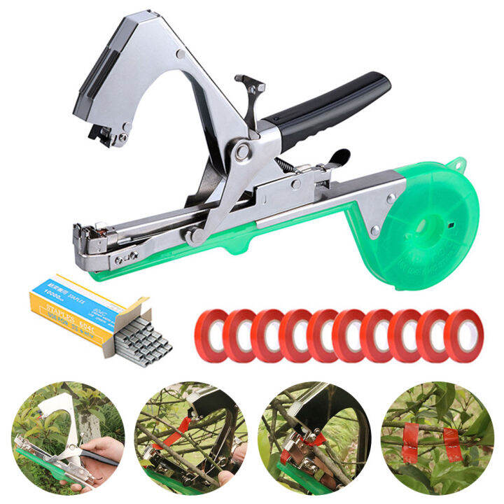 Tying Machine Plant Garden Plant Tapetool Tapener Rolls Tape Set for