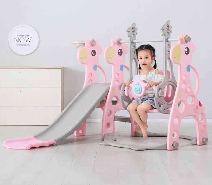 toykidsshop-สไลเดอร์-สไลเดอร์เจ้ายีราฟน้อย-สไลเดอร์เด็ก-กระดานลื่น-3in1-no-6083