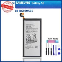 【】 Moon Deals EB-BG920ABE ของแท้สำหรับ GALAXY S6 G920i G920F G920A G9208 G9200 G9209โทรศัพท์2550MAh พร้อมเครื่องมือ