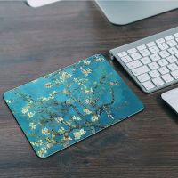 [Lao 6 s mouse pad]Van Gogh แผ่นรองเมาส์เกมเมอร์พื้นผิวแผ่นรองปูโต๊ะไม่ลื่นขนาดเล็กสำหรับคอมพิวเตอร์แล็ปท๊อปเดสก์ท็อปภายในบ้านสำนักงาน