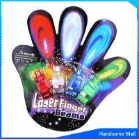 H.S. แหวนไฟ LED นิ้วไฟ ของเล่นส่องสว่าง แหวนมีไฟ LED Colorful finger l