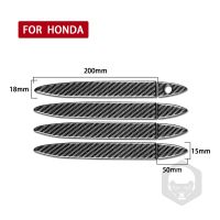 “:}+ สำหรับ Honda Accord 2014 2015 2016 2017ฝาครอบตกแต่งจับประตูด้านนอกสติกเกอร์รูปลอกอุปกรณ์แต่งภายนอกรถ